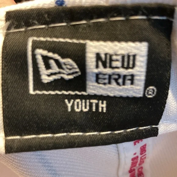 Boston Red Sox New Era White/Navy MLB Big League Chew Original Snapback YT- NWOT - Picture 8 of 8